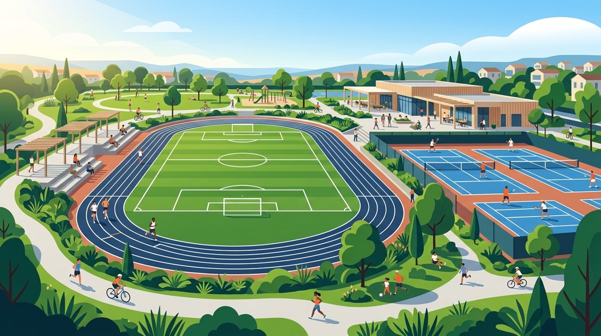 Kunlik IELTS: Community Sports Facilities & Active Living