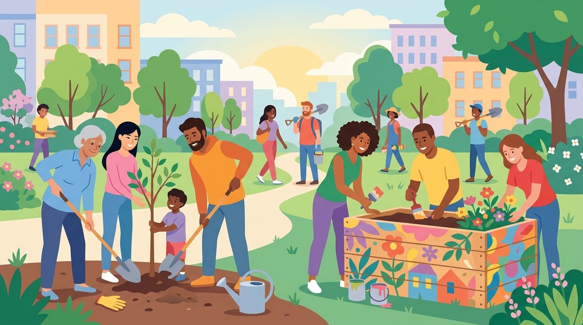 Kunlik IELTS: Community Volunteering & Civic Action